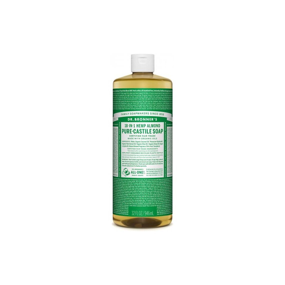 Liquid Soap Dr Bronner's 945 ml Almonds-0