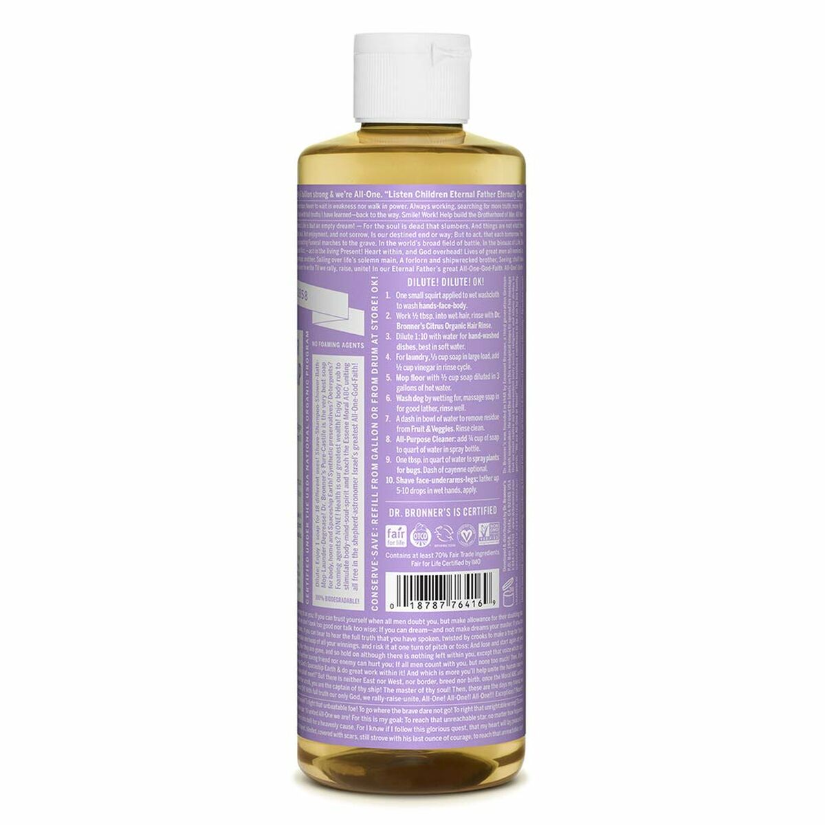 Liquid Soap Dr Bronner's 475 ml Lavendar-1