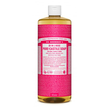 Sapone Liquido Dr Bronner's Roses 945 ml