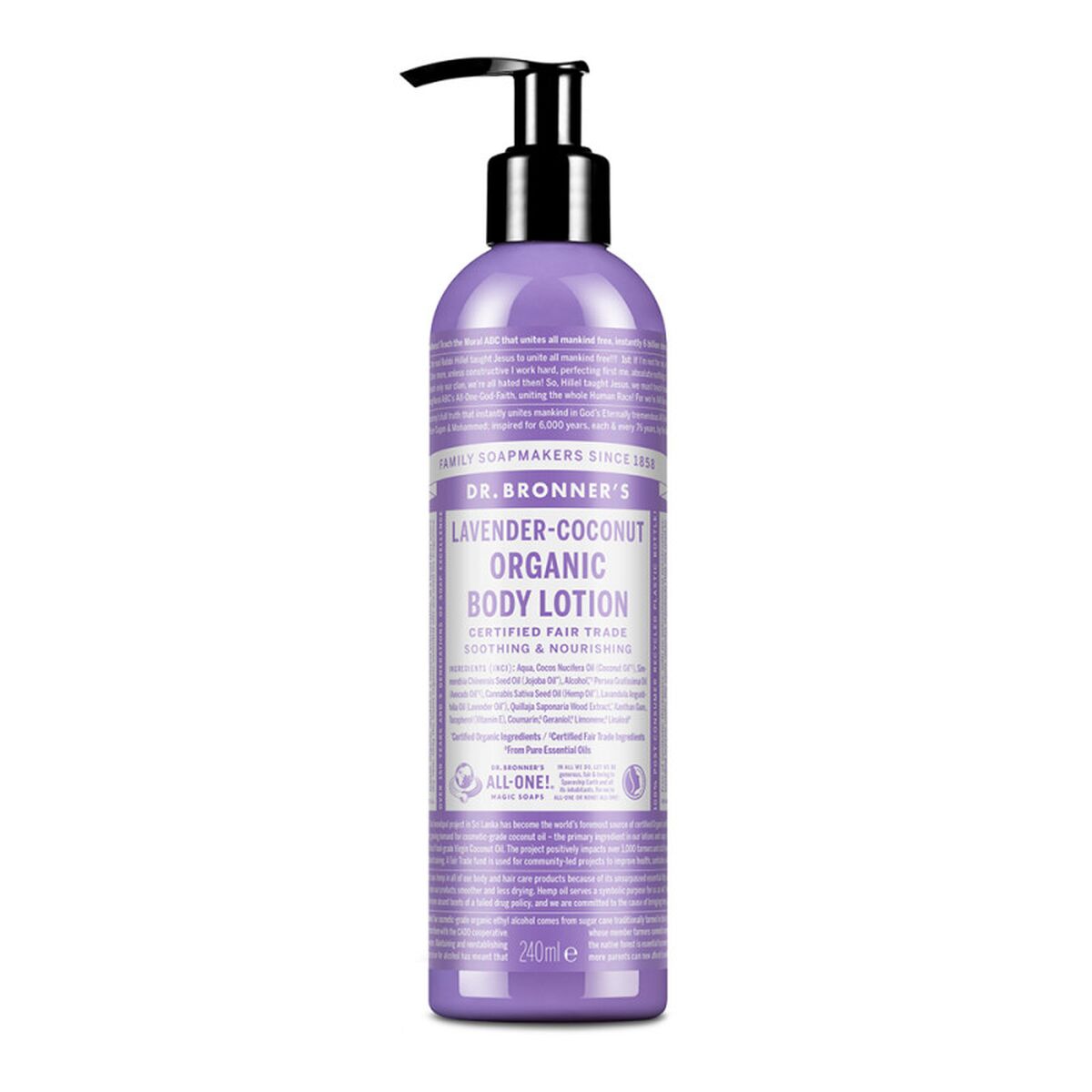 Körperlotion Dr. Bronner's Lavanda-Coco-0