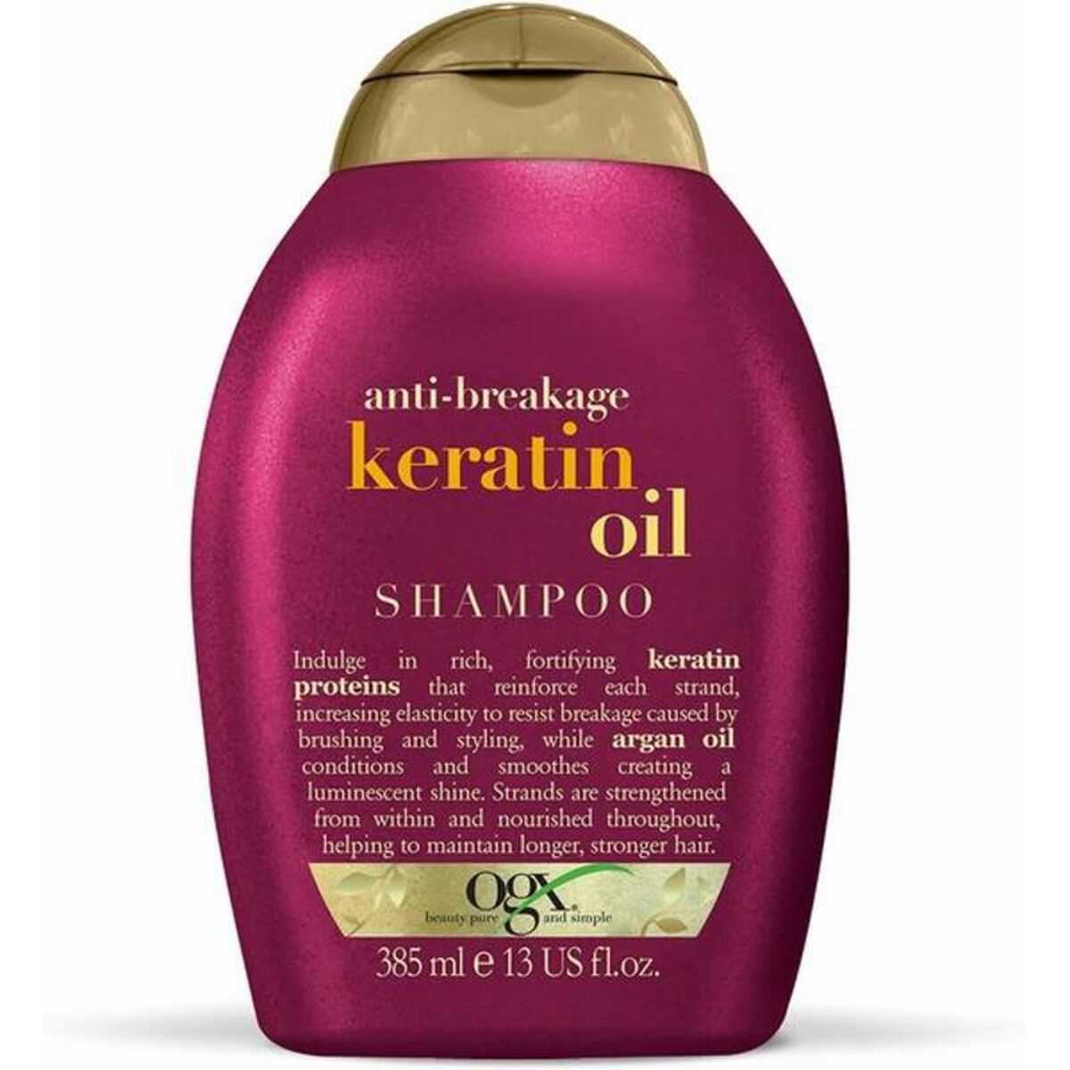 Anti-Haarausfall Anti-Bruch-Shampoo OGX 97751 Keratin 385 ml-0