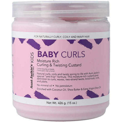 Crème hydratante pour cheveux bouclés Aunt Jackie's Baby Curls 426 g