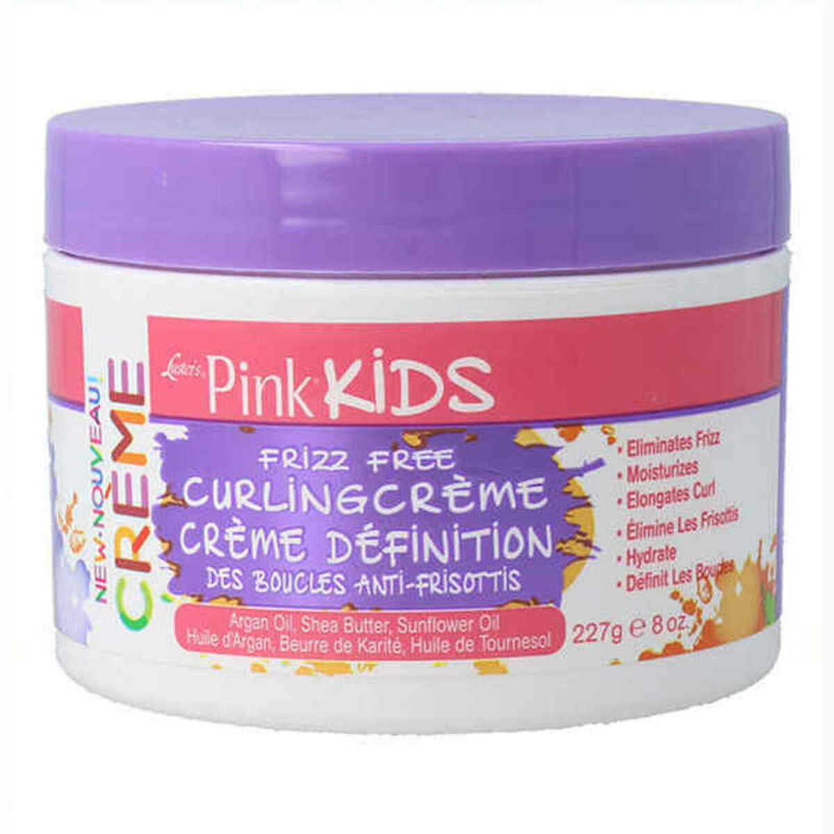 Loțiune de păr Luster Pink Kids Frizz Free Curling Creme Curly Hair (227 g)-0