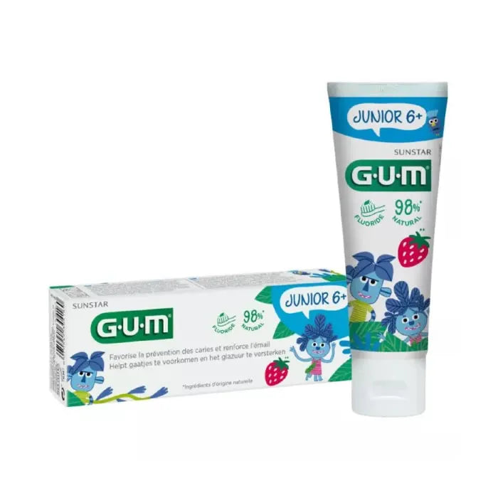 Gum Junior Dentifricio Fragola 50 ml
