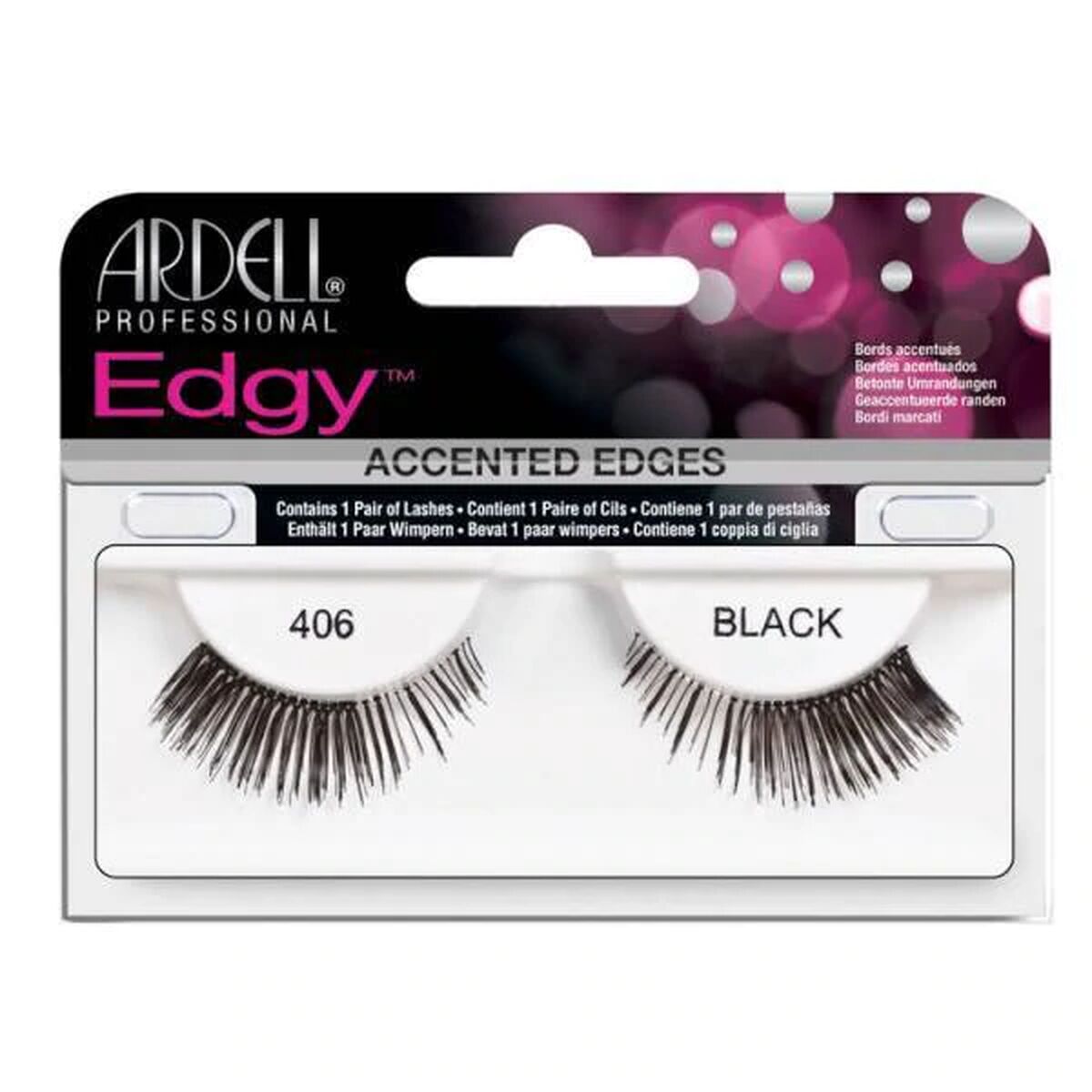 Juego de pestañas postizas Ardell Edgy Nº 406-0