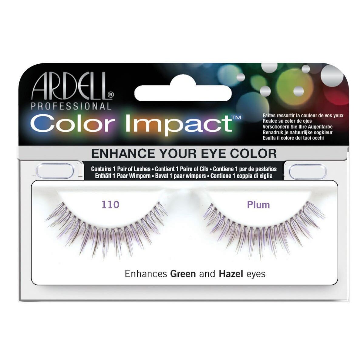 Set of false eyelashes Ardell Color Impact Nº 110 Plum-0