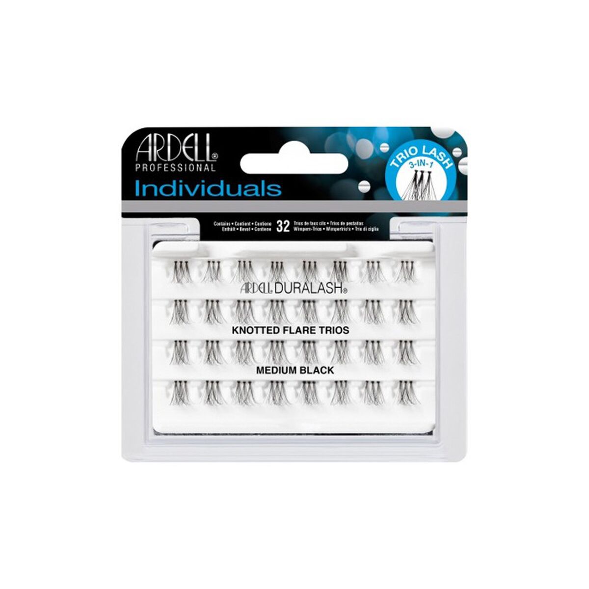 Set gene false Ardell Duralash Medium Black Gene individuale 32 Unitati-0
