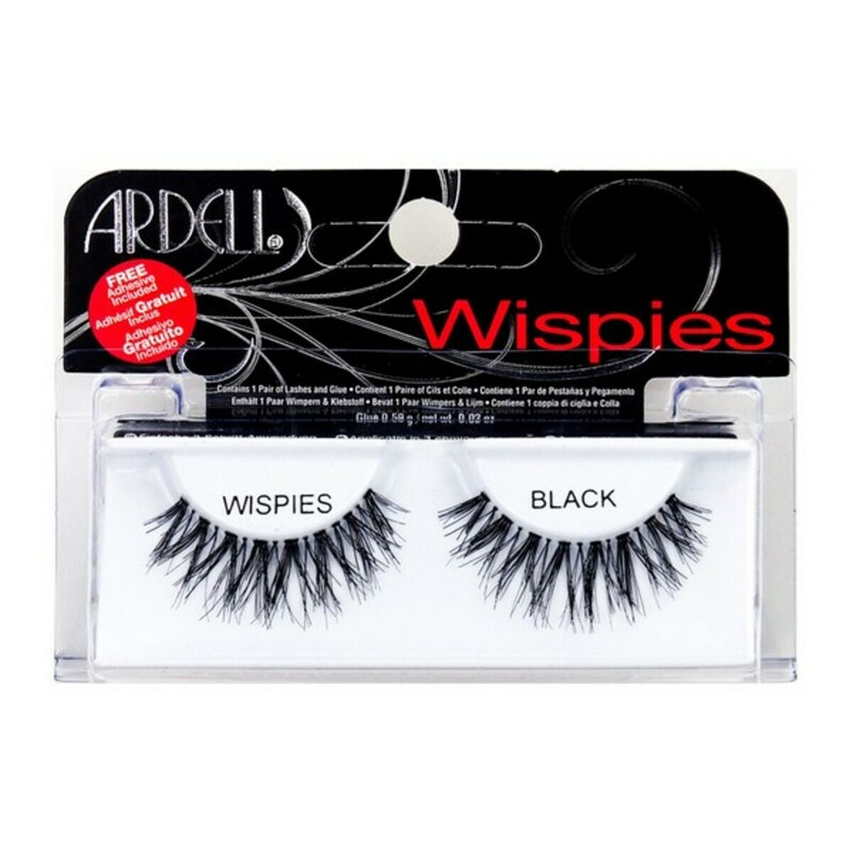 False Eyelashes Wispies Ardell 61772 Black (2 Units)-0