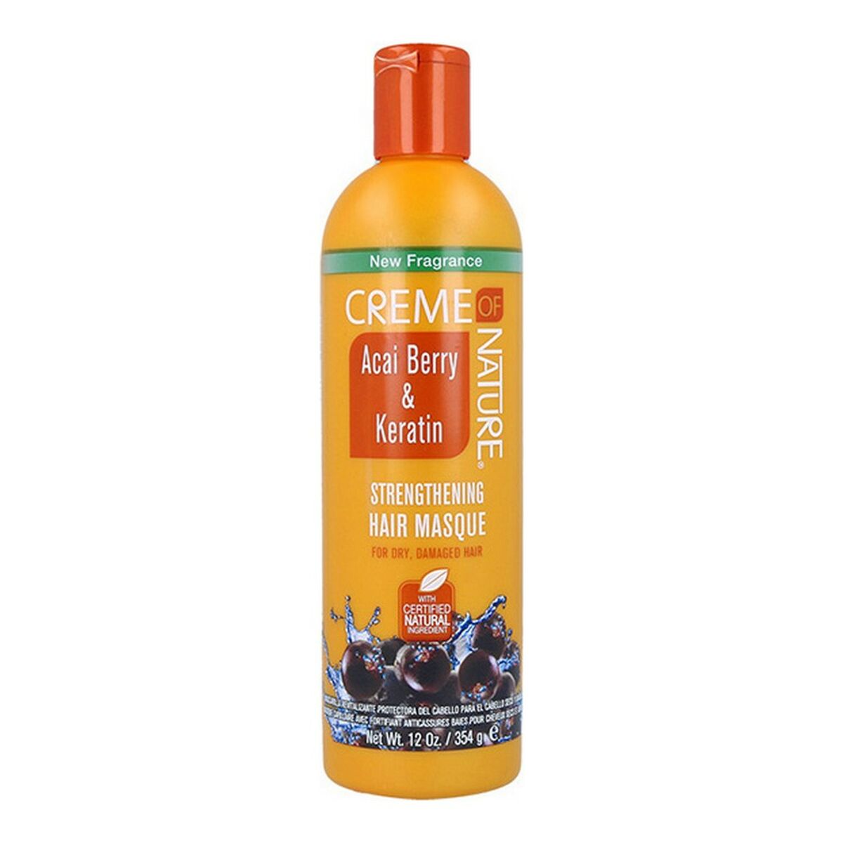 Maschera per capelli Acai Berry-Keratin Creme Of Nature (354 ml)-0
