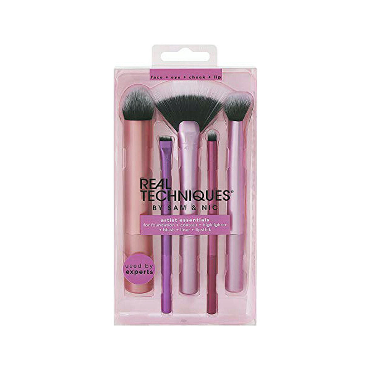Set de Brochas de Maquillaje Artist Essentials Real Techniques Artist Essentials (5 uds) 5 Piezas (5 Unidades)-0