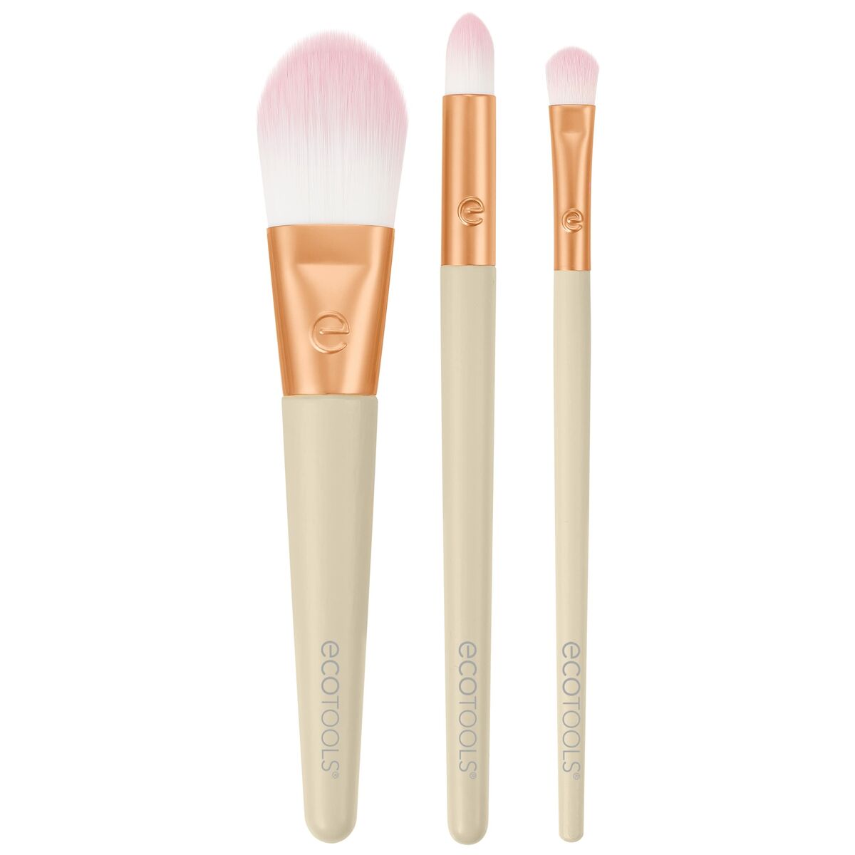 Set Make-up-Pinsel Ecotools Ready Glow Limited Edition 3 Stück-1