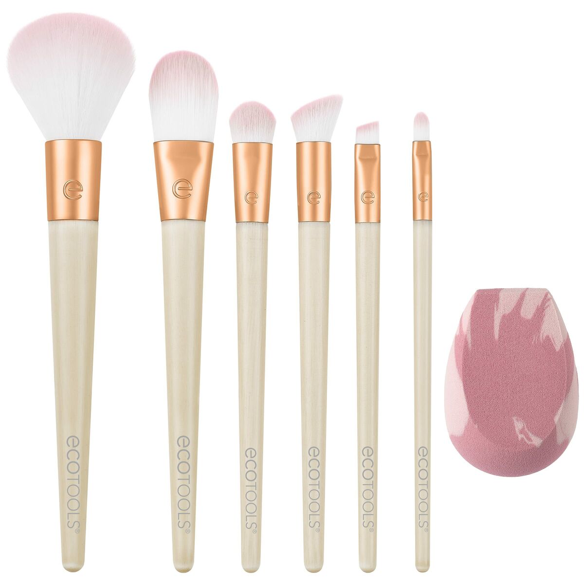 Set Make-up-Pinsel Ecotools Wrapped In Glow Limitierte Auflage 7 Stück-1