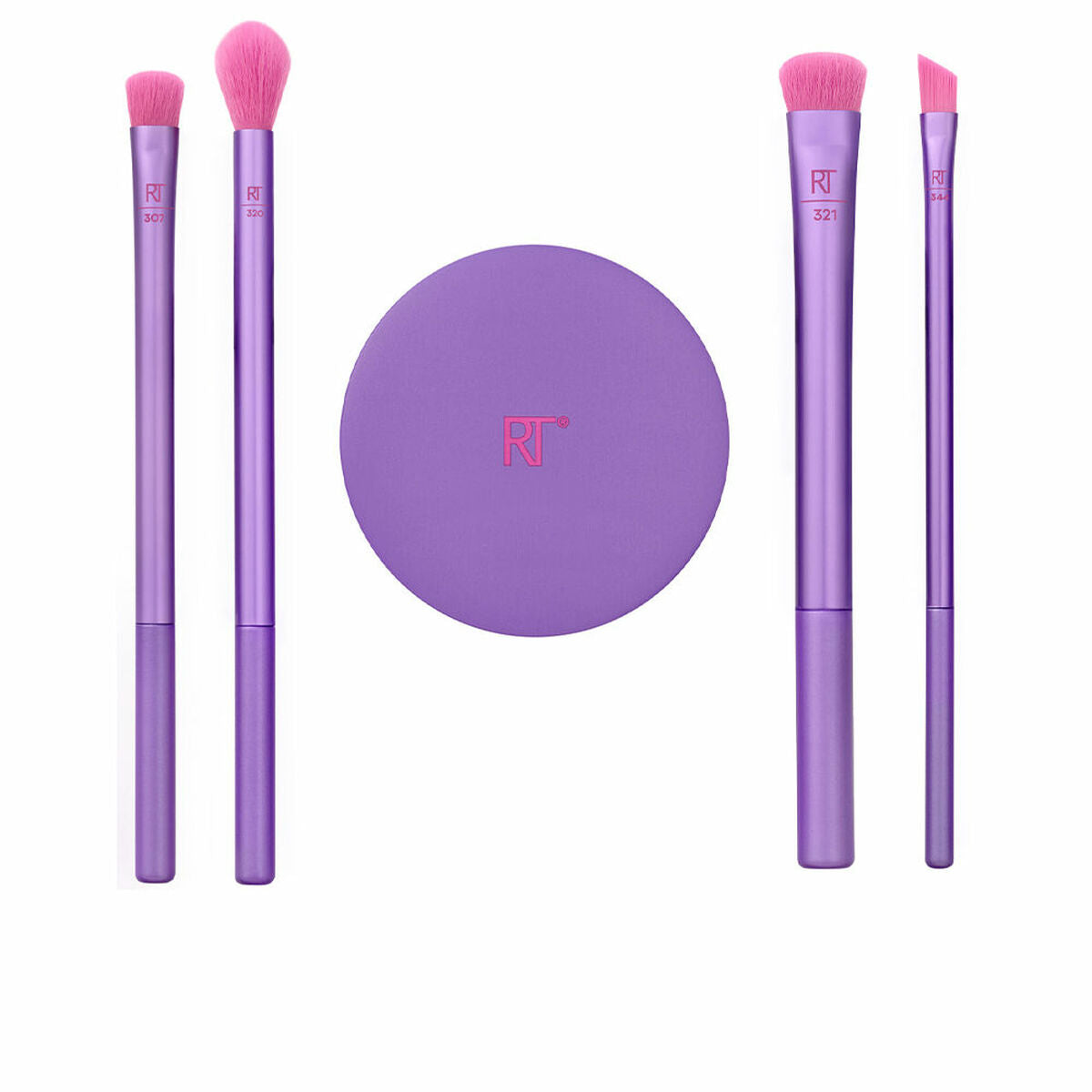 Set Make-up-Pinsel Real Techniques Brow Styling Fuchsia 5 Stück-0