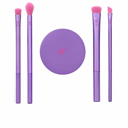Set Make-up-Pinsel Real Techniques Brow Styling Fuchsia 5 Stück
