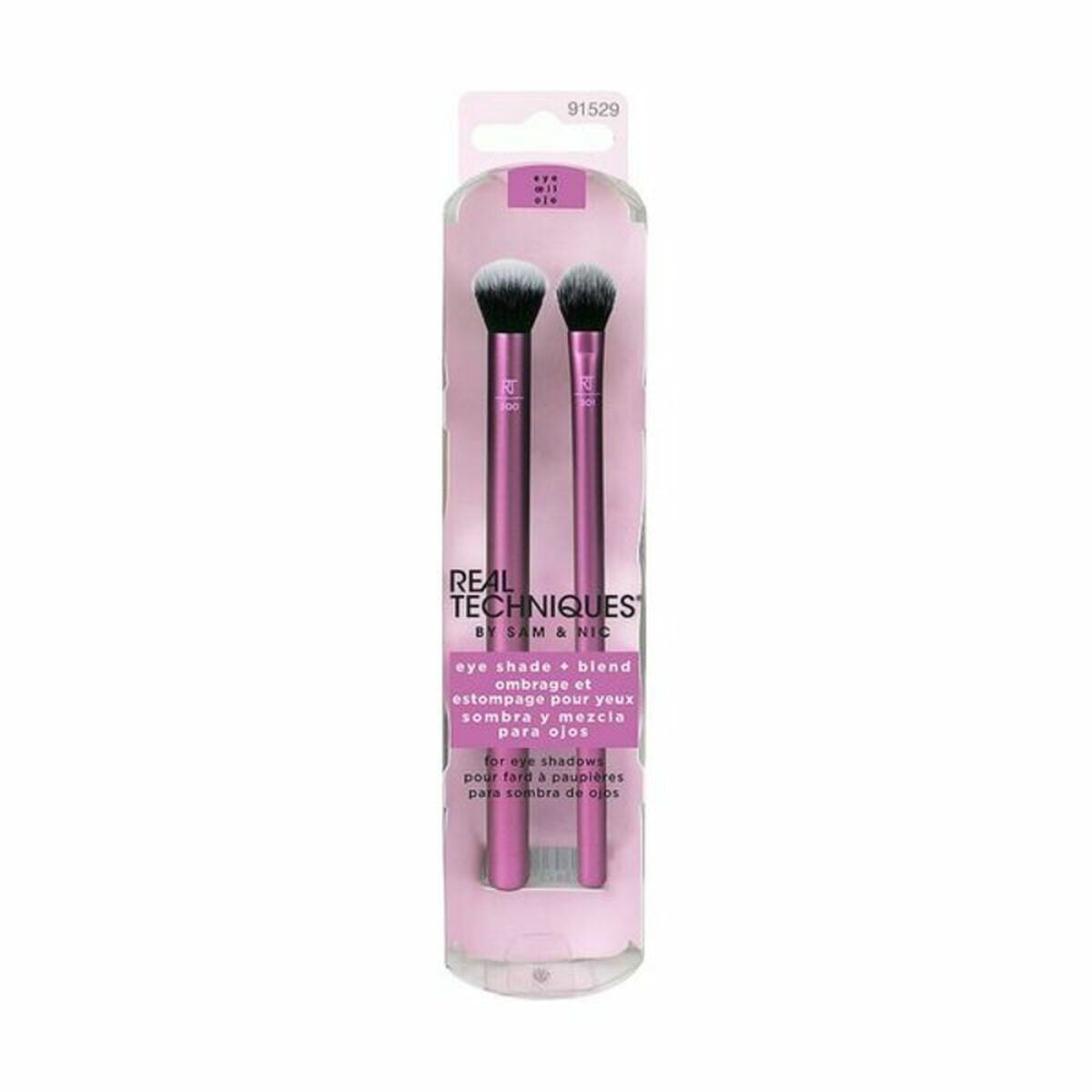 Pennello per trucco Real Techniques Eye Shade Blend (2 pezzi) 2 pezzi-0