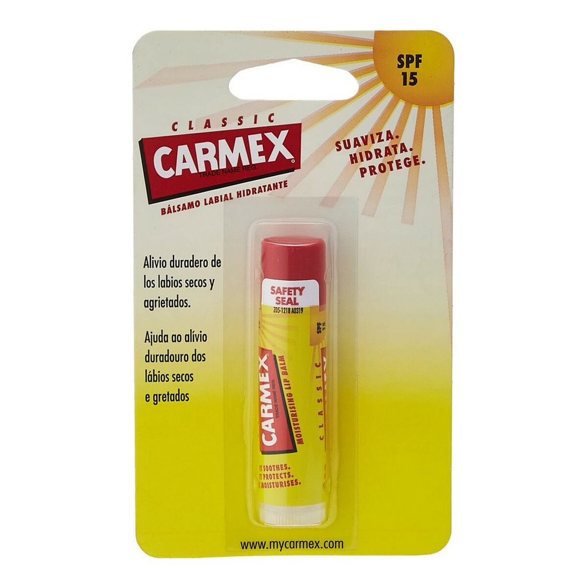 Baume à Lèvres Hydratant Carmex Classic Stick 4,25 g Spf 15-1