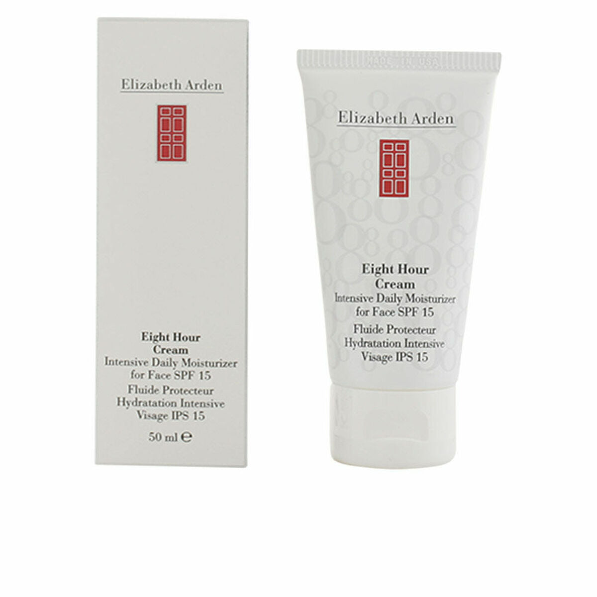 Crème pour le visage Elizabeth Arden huit heures SPF15 (50 ml)-0