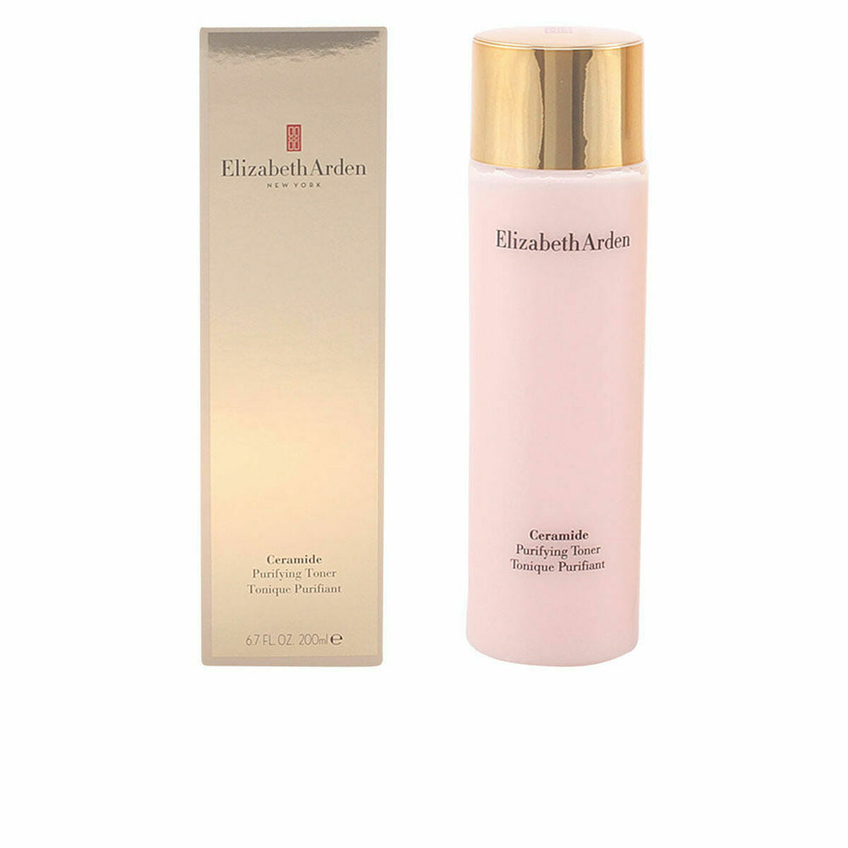 Demachiant bifazic facial Elizabeth Arden Demachiant purificator cu ceramida 200 ml-0