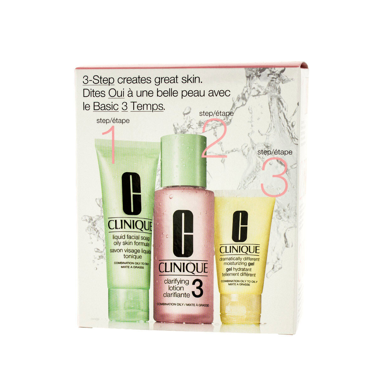 Facial Cleansing Gel Clinique CLARIFYING LOTION 3 Pieces-0