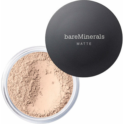 Puder-Make-up-Basis bareMinerals Matte Fairly Medium Spf 15 6 g