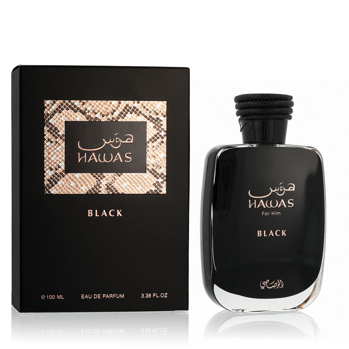 Men's Perfume Rasasi Hawas Black EDP 100 ml-0