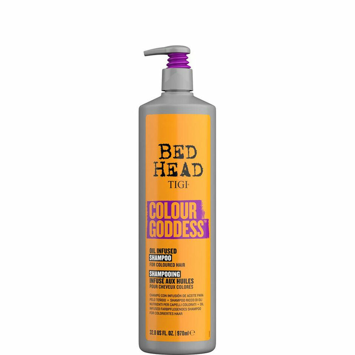 Shampoo per capelli colorati Be Head Tigi Bed Head Color Goddess Oil Infused (970 ml)-0