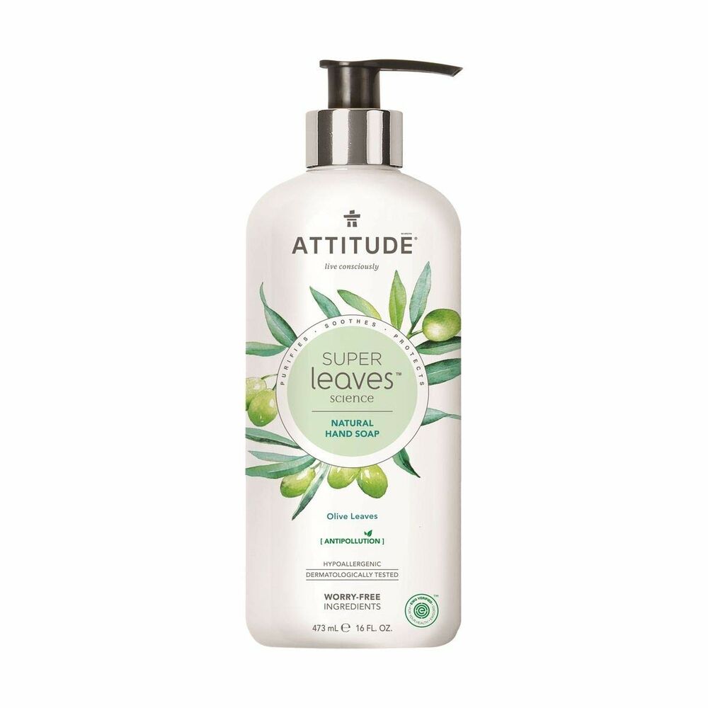 Handseife Olivenblätter Attitude (473 ml)-0