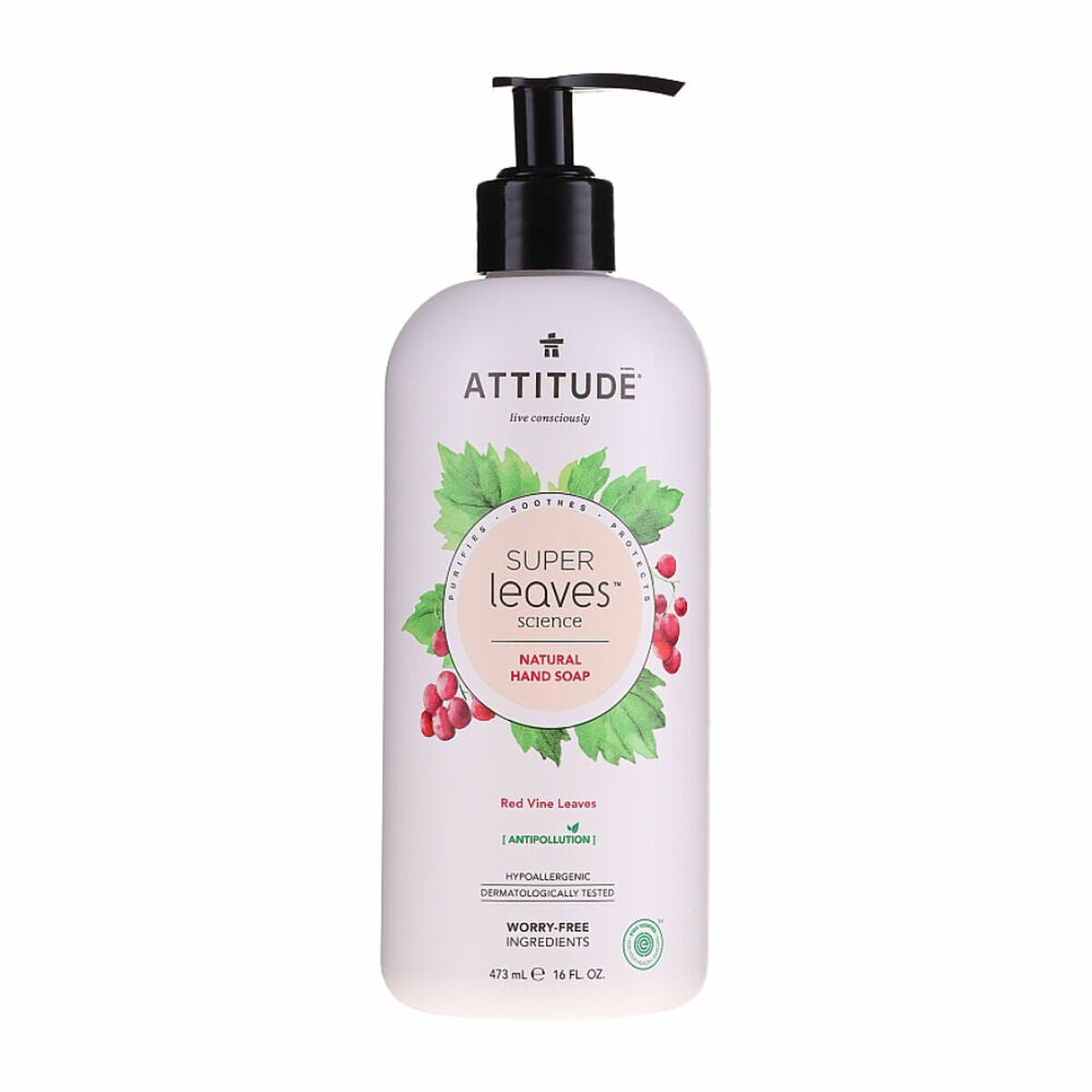 Handseifenspender Attitude Red Vine Leaves 473 ml-0