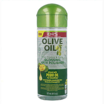 Haarglättungsbehandlung Ors Olive Oil Glossing Polisher Grün (177 ml)