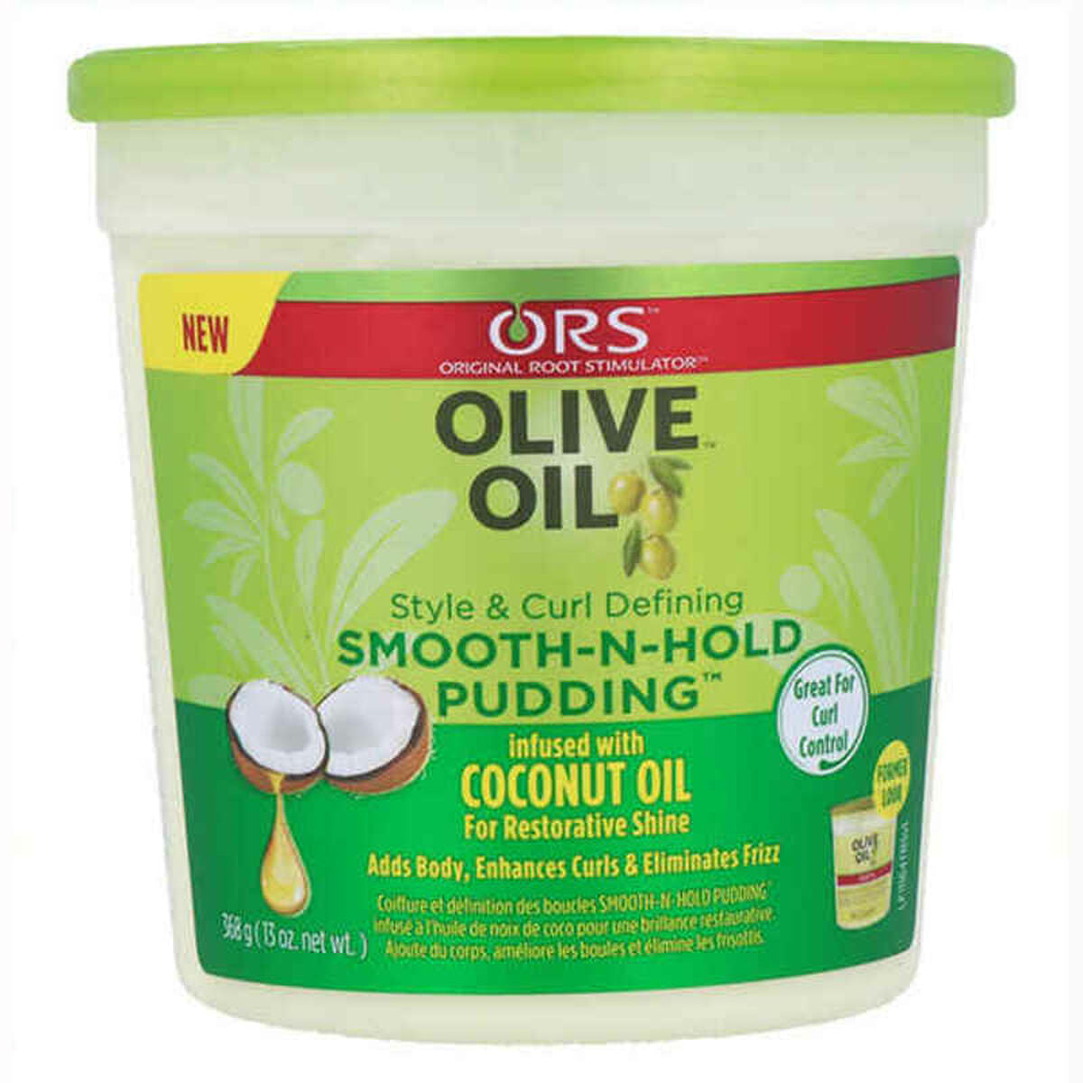 Nährende Haarmaske Olivenöl Smooth-n-hold Ors 11164 (370 ml)-0
