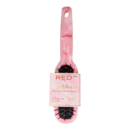 Entwirrende Haarbürste Red Kiss Kiss Marblous Pink Squared