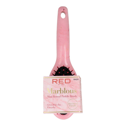 Entwirrende Haarbürste Red Kiss Kiss Marblous Pink Circular
