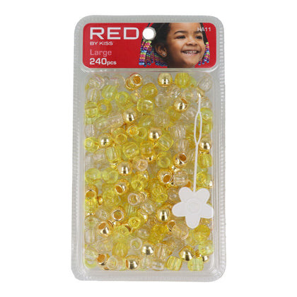 Perle di vetro Red Kiss Kiss L Giallo 240 Pezzi