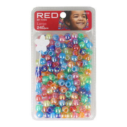 Perle di vetro Red Kiss Kiss L Multicolor 240 Pezzi