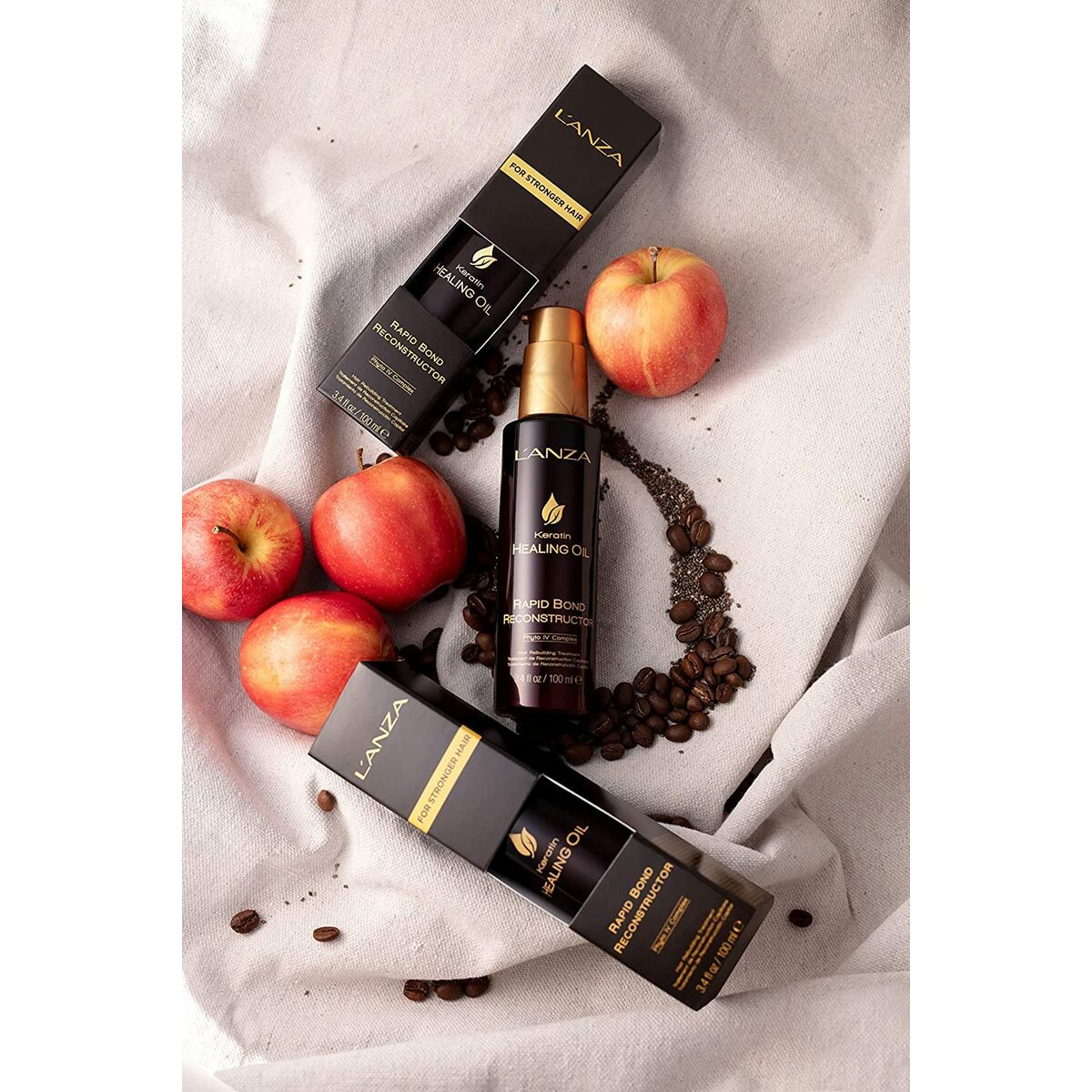 Stylingcreme L'ANZA Keratin Heilöl 100 ml-4