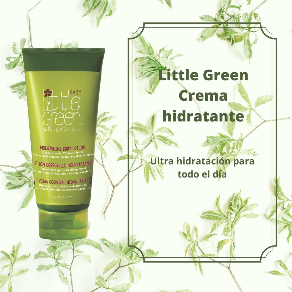 Crème pour le corps Little Green Minu 180 ml-6