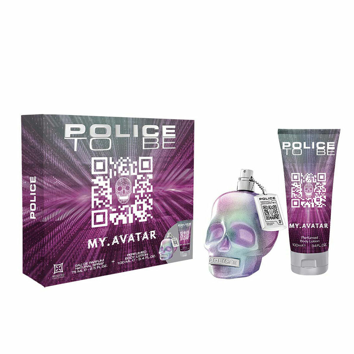 Women's Perfume Set Police TO BE MY AVATAR EDT 2 Pieces-0