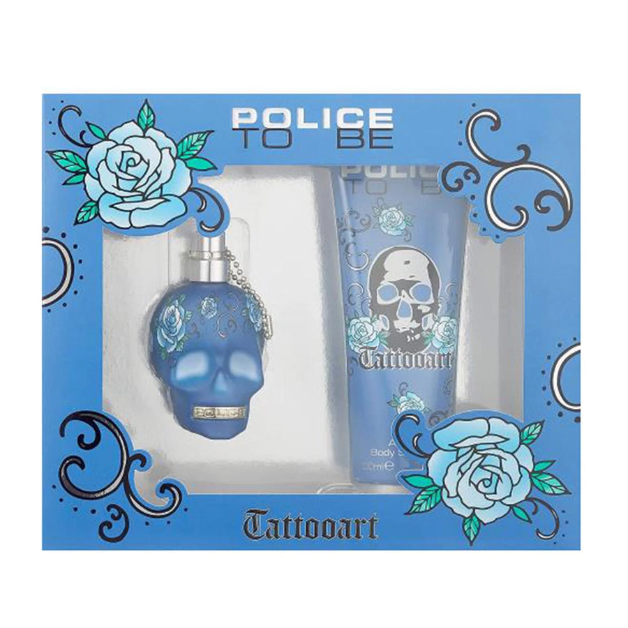 Police to Be Tattooart eau de parfum spray 40 ml lozione corpo Perfumada 200 ml