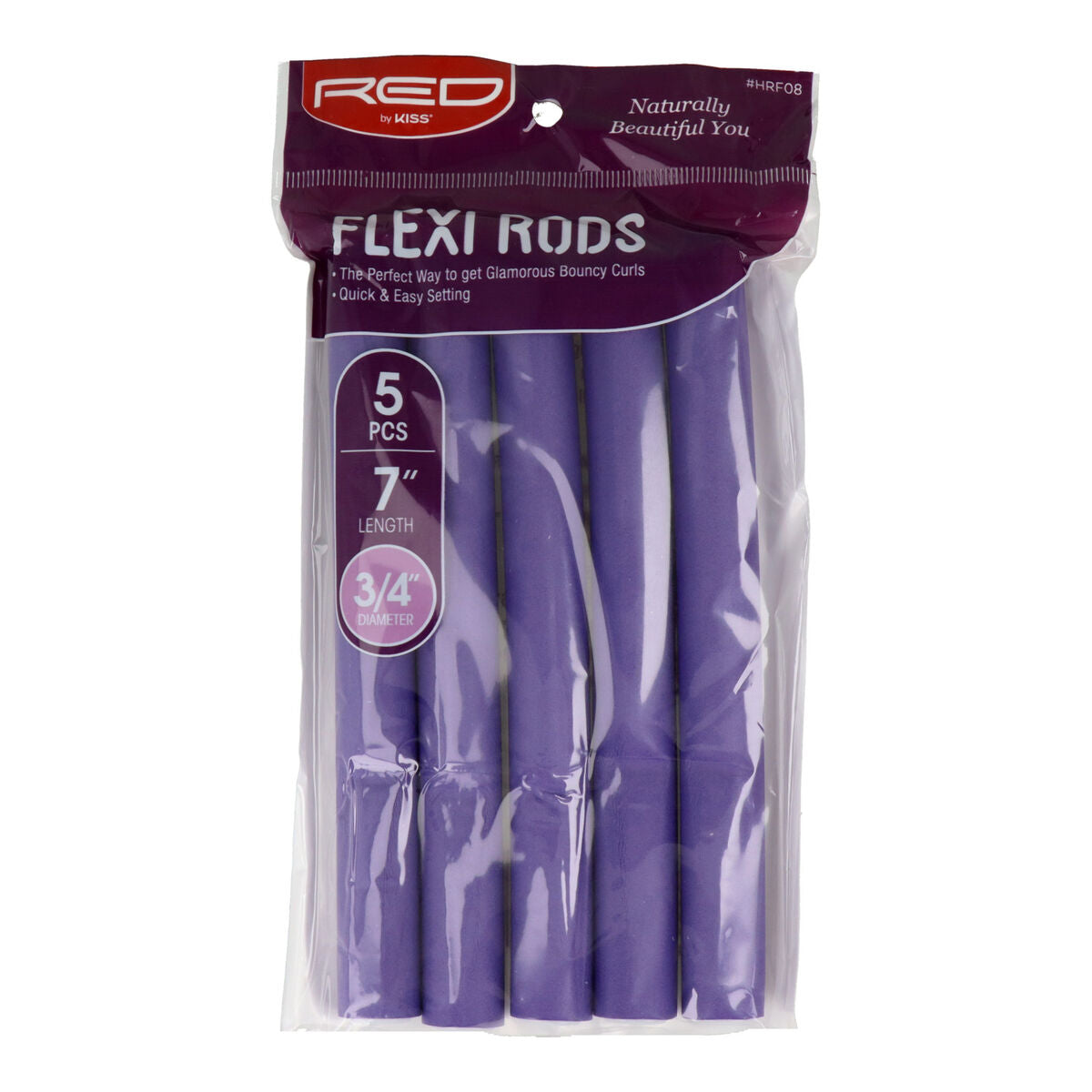 Hair rollers Red Kiss Kiss Flexi 5 Pieces-0