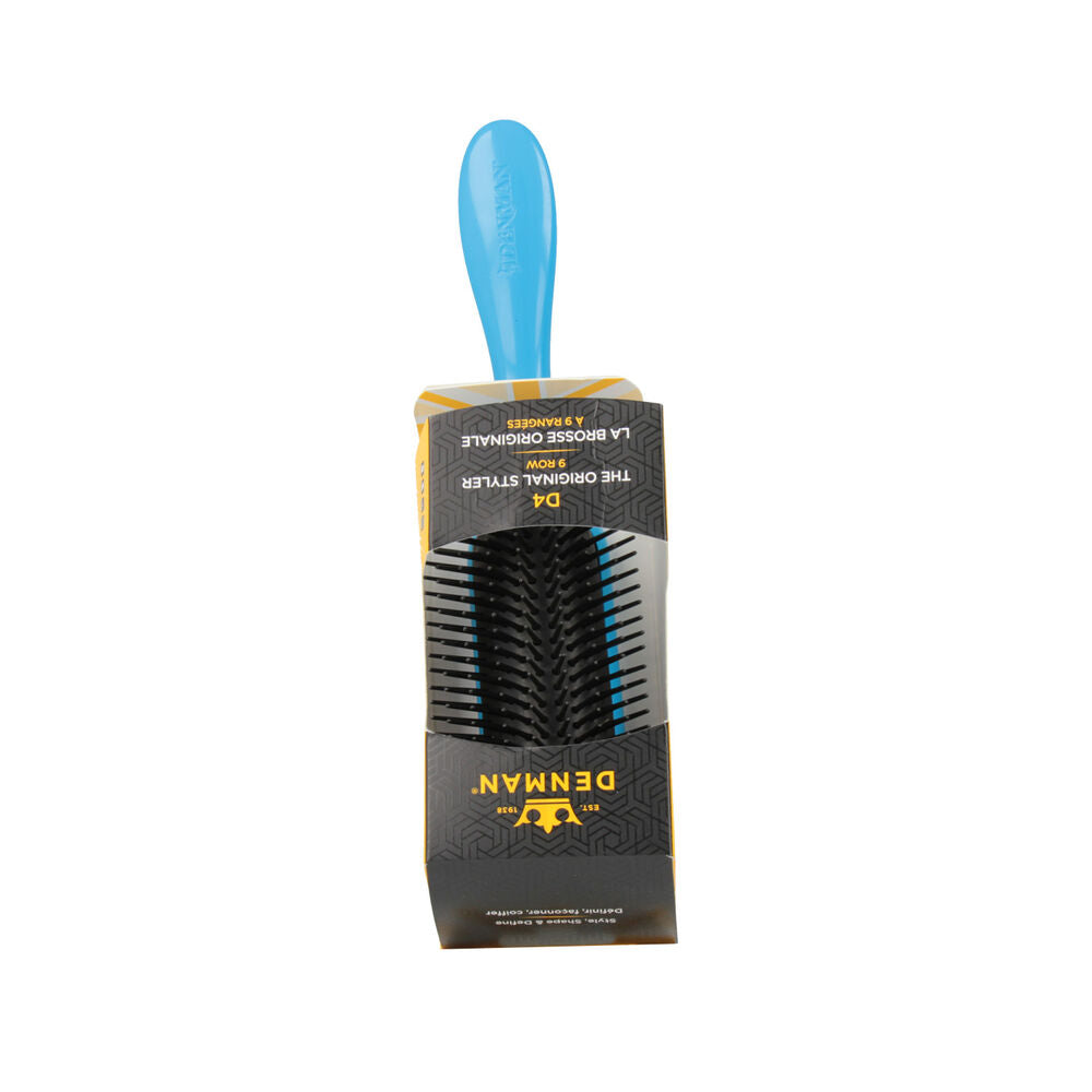 Brush Denman D4 9 Row Santorini Blue-0