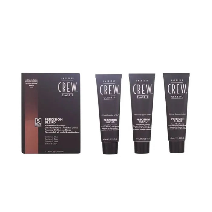 American Crew Precision Blend 4 5 Medium Natural cofanetto 3 pz