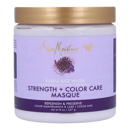 Masque capillaire à l'eau de riz violet, karité hydratant violet (227 g)