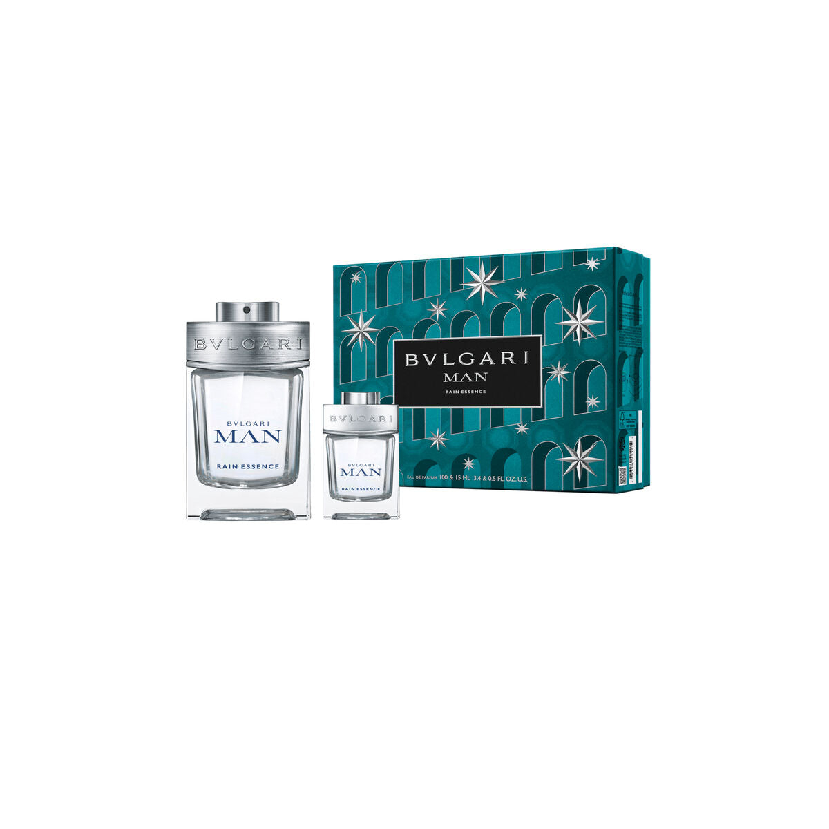 Set profumo da uomo Bvlgari Man Rain Essence EDP 2 pezzi-0