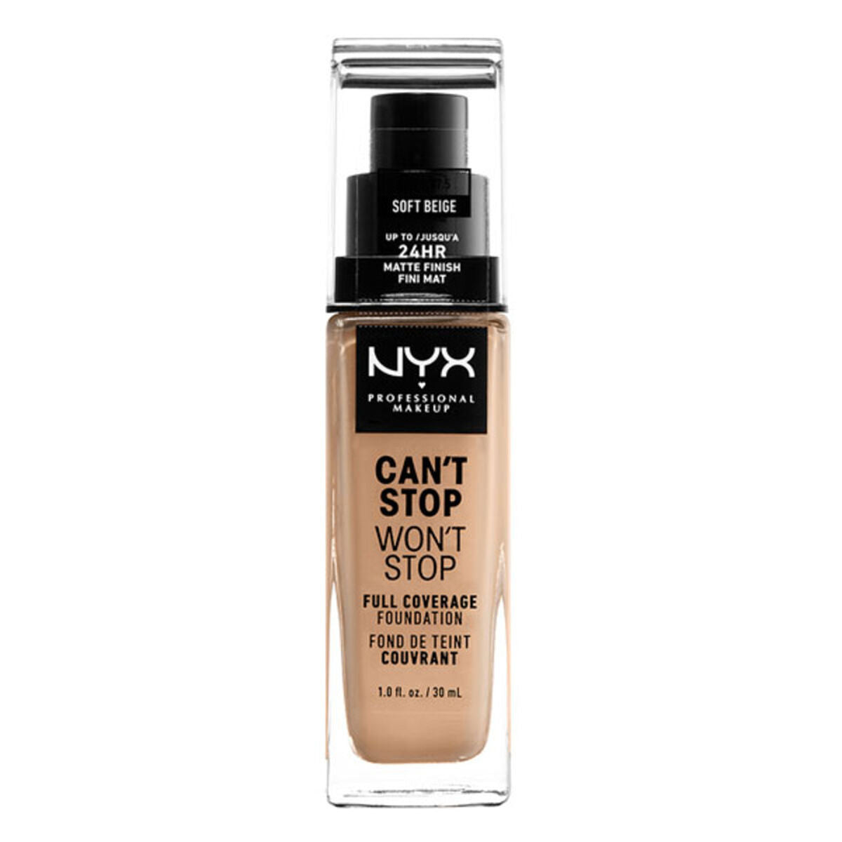 Liquid Make Up Base Can't Stop Won't Stop NYX 800897157241 (30 ml) (30 ml)-0