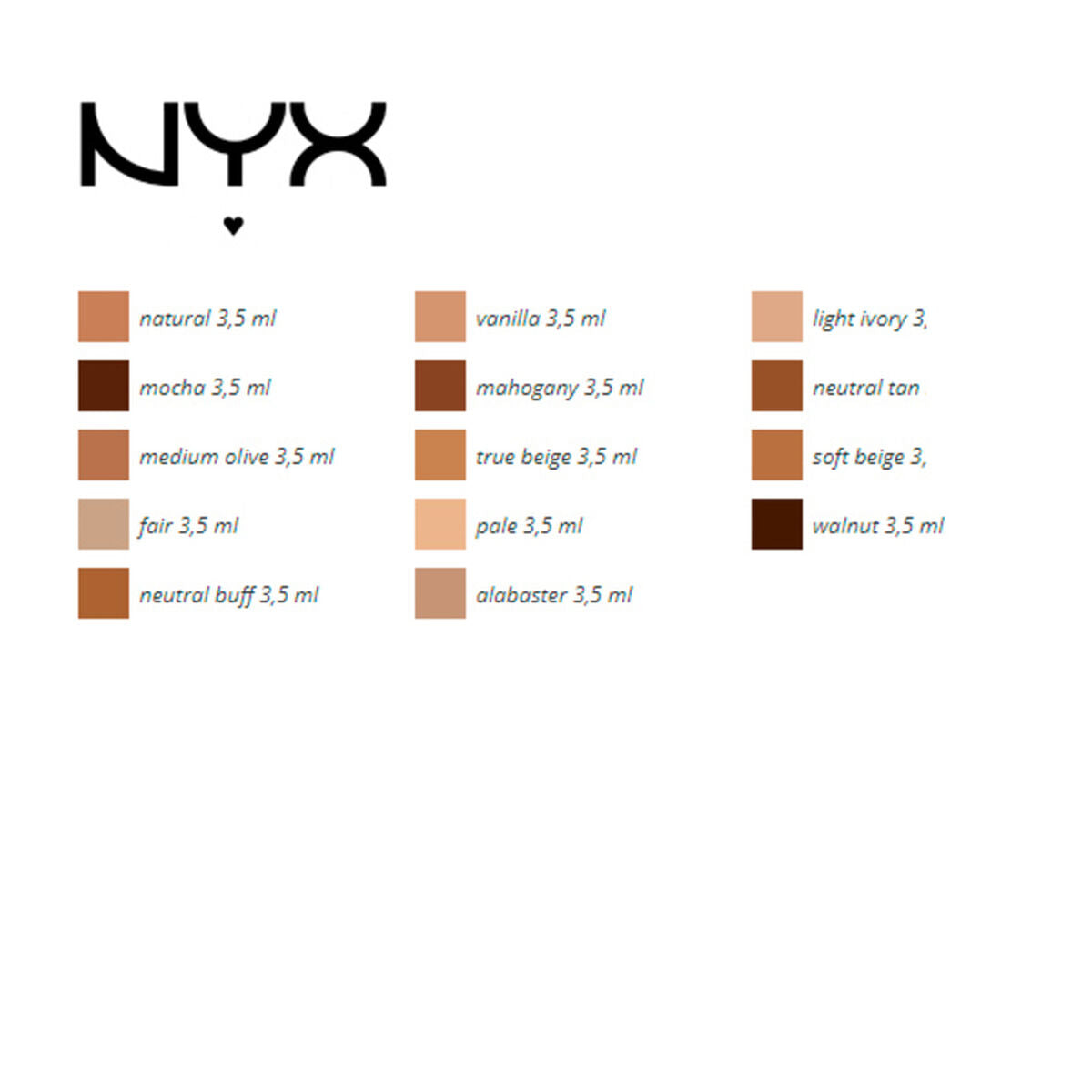Facial Corrector Can't Stop Won't Stop NYX (3,5 ml)-10