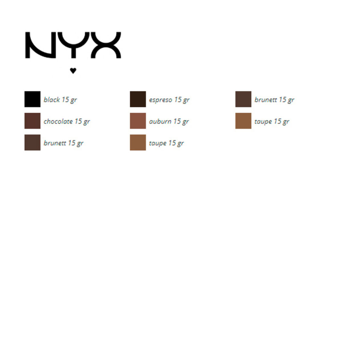 Eyebrow Make-up Fill & Fluff NYX (15 g)-6