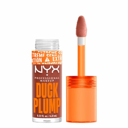 Lucidalabbra NYX Duck Plump Brown degli applausi 6,8 ml