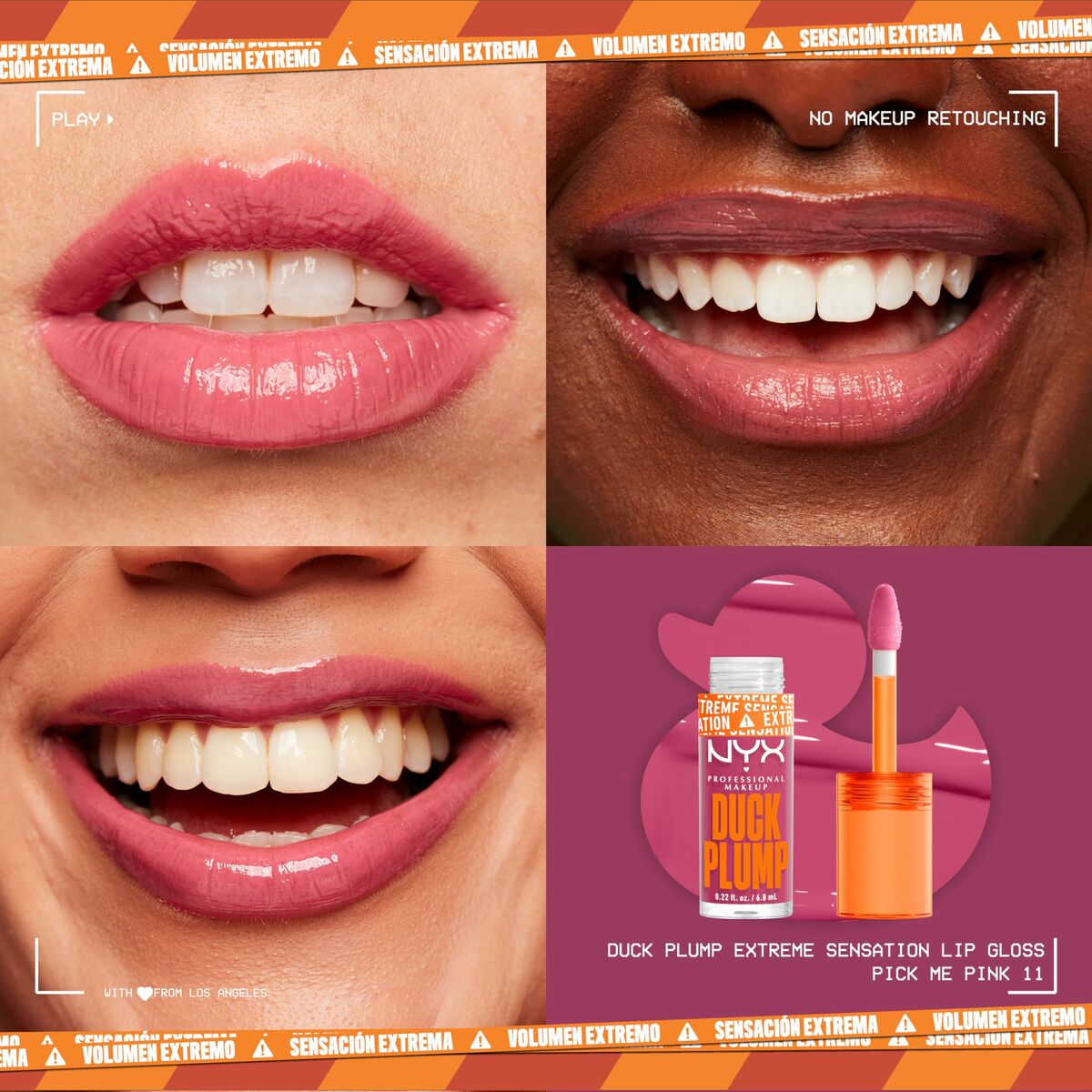 Lip-gloss NYX Duck Plump Pink me pink 6,8 ml-2