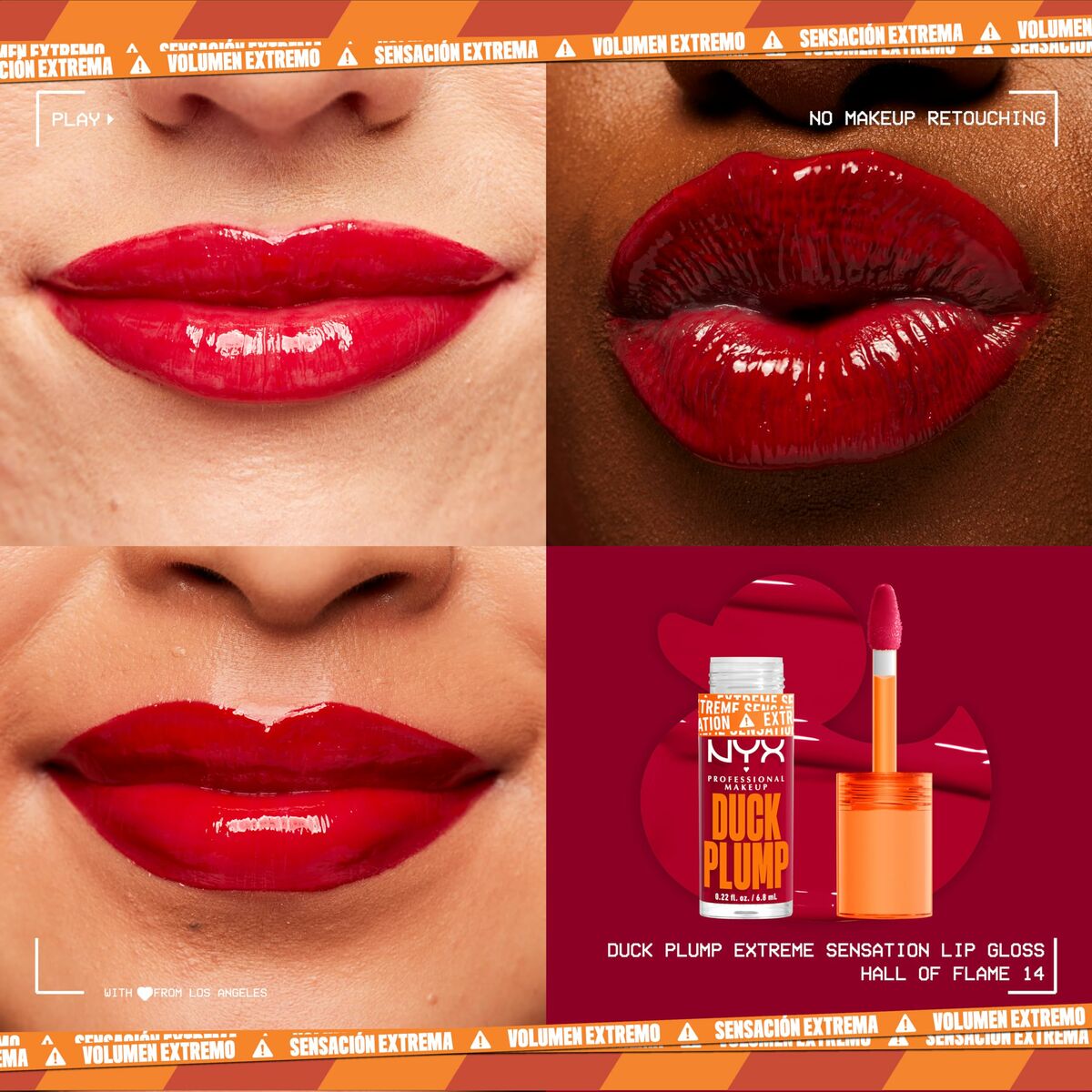Lipgloss NYX Duck Plump Hall of Flame 6,8 ml-2
