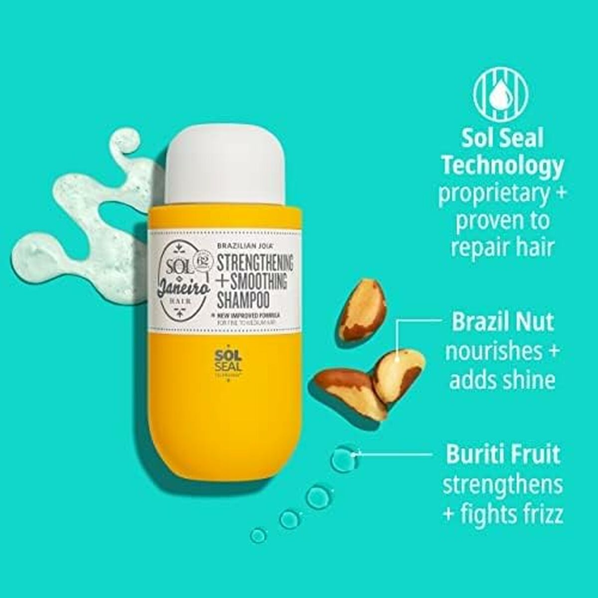 Glättungsshampoo Sol De Janeiro BRAZILIAN JOIA 295 ml-6